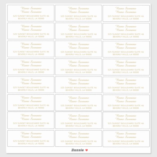 Individuelle, individuelle Adressetiketten Aufkleber (Blatt)