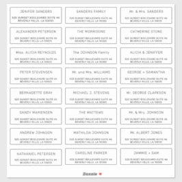 Individuelle, individuelle Adressetiketten Aufkleber