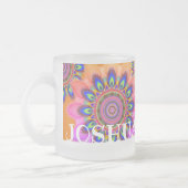 Individuelle initiale BOHO mandala mattierte Tasse (Links)