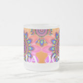 Individuelle initiale BOHO mandala mattierte Tasse (Mittel)