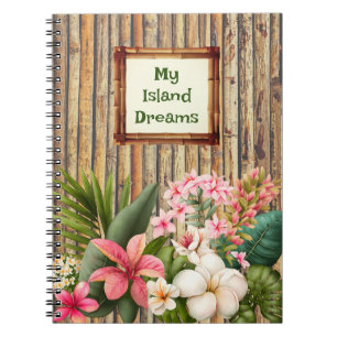 Individuelle Island Dreams Spiral Foto Notebook Notizblock