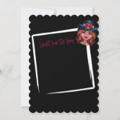 Individuelle Karikatur mit dem 30. Geburtstag Einladung (Rückseite)