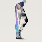 Individuelle Katzenfahrt auf dem Yoga Leggings (Rechts)