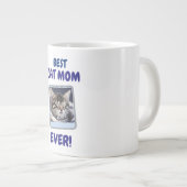 INDIVIDUELLE KATZENMUTTER MUTTER JEDER PET LIEBE M Jumbo-Tasse (Vorderseite Rechts)