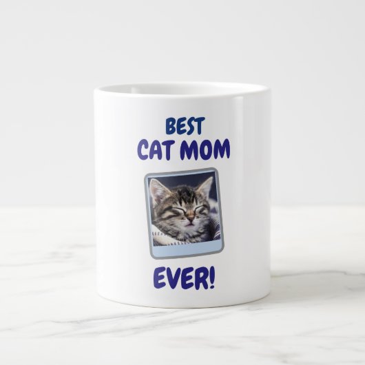 INDIVIDUELLE KATZENMUTTER MUTTER JEDER PET LIEBE M Jumbo-Tasse (Vorderseite)