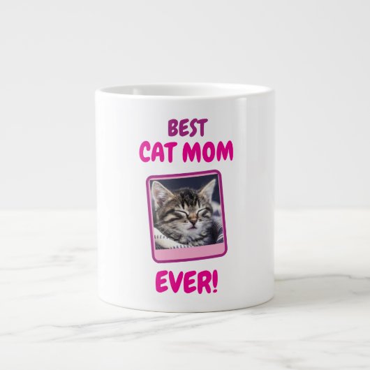 INDIVIDUELLE KATZENMUTTER MUTTER JEDES HAUSTIER LI Jumbo-Tasse (Vorderseite)