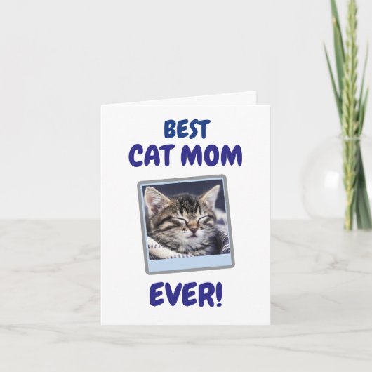 INDIVIDUELLE KATZENMUTTER MUTTER TAG PET LIEBE MOT (Vorderseite)