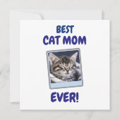INDIVIDUELLE KATZENMUTTER MUTTER TAG PET LOVE MOTH (Vorderseite)