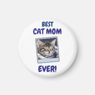 INDIVIDUELLE KATZENMUTTER MUTTER TAG PET LOVE MOTH MAGNET