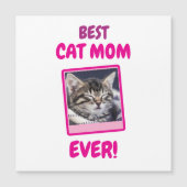 INDIVIDUELLE KATZENMUTTER MUTTER TAG PET LOVE MOTH MAGNETKARTE (Vorderseite)