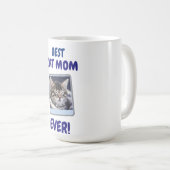 INDIVIDUELLE KATZENMUTTER MUTTER TIER LIEBE MUTTER KAFFEETASSE (VorderseiteRechts)