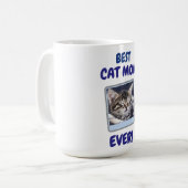 INDIVIDUELLE KATZENMUTTER MUTTER TIER LIEBE MUTTER KAFFEETASSE (Vorderseite Links)