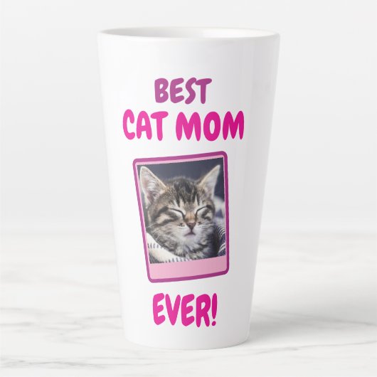 INDIVIDUELLE KATZENMUTTER MUTTER TIER LIEBE MUTTER MILCHTASSE (Vorderseite)