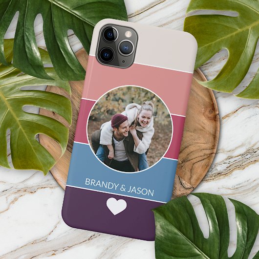 Individuelle Klassik Romantische Liebe Herz und Ih iPhone Hülle