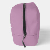 Individuelle Kosmetiktasche mit rosa Monogramm als Waschbeutel (Rechts)