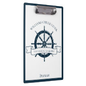 Individuelle Kreuzfahrt Schiff nautische Radfahrt Klemmbrett (Rechts)