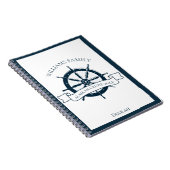 Individuelle Kreuzfahrt Schiff nautische Radfahrt Notizblock (Rechte Seite)