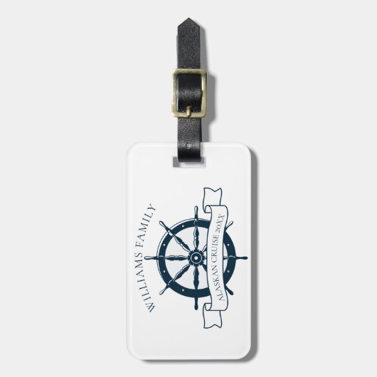 Individuelle Kreuzfahrtschifffahrt mit eigenem Ant Gepäckanhänger (Vorderseite vertikal)