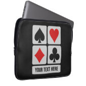 Individuelle Laptop-Ärmel für den Card Player Laptopschutzhülle (Vorne Rechts)