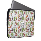 Individuelle Laptop-Ärmel mit Salad Pattern Laptopschutzhülle (Vorne Rechts)