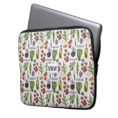 Individuelle Laptop-Ärmel mit Salad Pattern Laptopschutzhülle (Vorderseite Links)