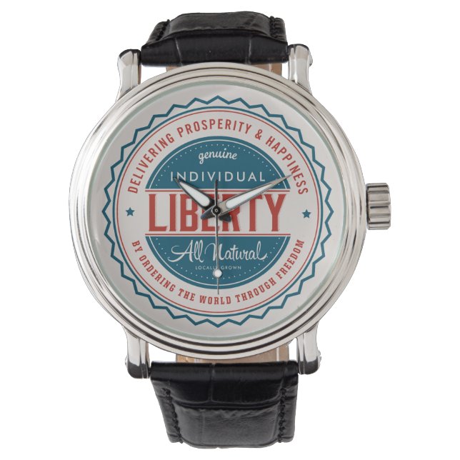 Individuelle Liberty Watch Armbanduhr (Vorderseite)