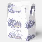 Individuelle Lila Babydusche Geschenkschachtel (Geöffnet)