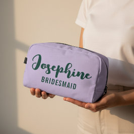 Individuelle lila Kosmetiktasche als Geschenk für  Waschbeutel