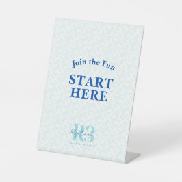 Individuelle Luxus Retreat Corporate Event Sockelschild