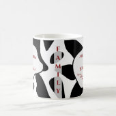 Individuelle Mama Vater Familie Moderne Personalis Kaffeetasse (Mittel)