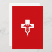 Individuelle medizinische Berufliche Einladung (Vorne/Hinten)