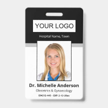 Individuelle medizinische Mitarbeiter Schwarzes Fo