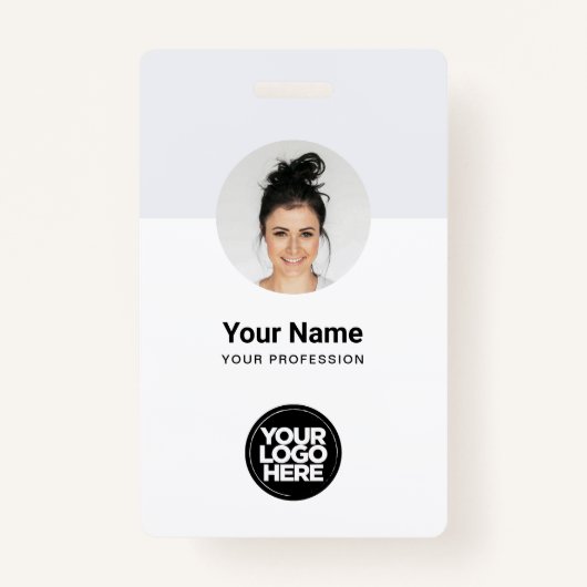 Individuelle Mitarbeiter Moderne ID-Karte Minimali Ausweis (Vorderseite)