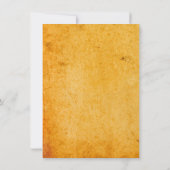 Individuelle, mittelalterliche keltische Hochzeit Einladung (Rückseite)