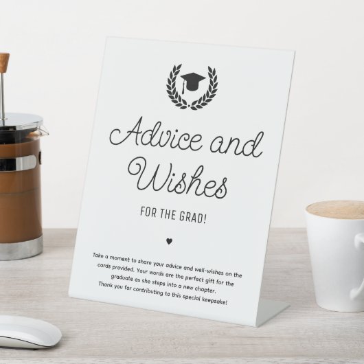 Individuelle, moderne, einfache Abschluss-Beratung Sockelschild (In SItu)