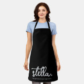 Individuelle Moderne Hinzufügen der Typografie Ihr Schürze (Getragen)