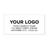 Individuelle moderne Inline-Rücksendeadresse für F Gummistempel (Prägung)