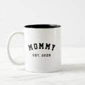 Individuelle moderne Mama Papa Tasse als Geschenk  (Links)
