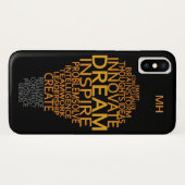 Individuelle monogramm-Hüllen für Inspirationslamp Case-Mate iPhone Hülle (Rückseite (Horizontal))