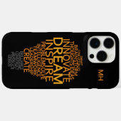 Individuelle monogramm-Hüllen für Inspirationslamp Case-Mate iPhone Hülle (Rückseite (Horizontal))