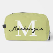 Individuelle Monogramm-Kosmetiktasche modernes Ges Waschbeutel (Vorderseite)