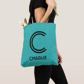 Individuelle Monogramm- und Farbtaschen Tasche (Von Nahem)