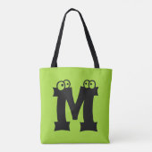Individuelle Monogramm- und Farbtaschen Tasche (Rückseite)