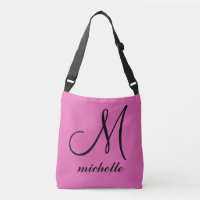 Individuelle Monogramm- und Farbtaschen