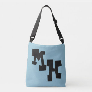 Individuelle Monogramm- und Farbtaschen Tragetaschen Mit Langen Trägern