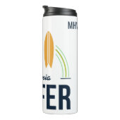 Individuelle Monogramm- und Standortsuche Thermosbecher (Nach rechts gedreht)