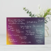 Individuelle Motivation Einladung (Stehend Vorderseite)