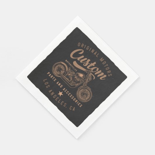 Individuelle Motorräder Serviette (Ecke)
