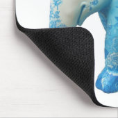 Individuelle Muster-Blume Rose Weinkultur und Erde Mousepad (Ecke)