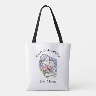 Individuelle Muttertags-Tasche für Mutter und Kind Tasche